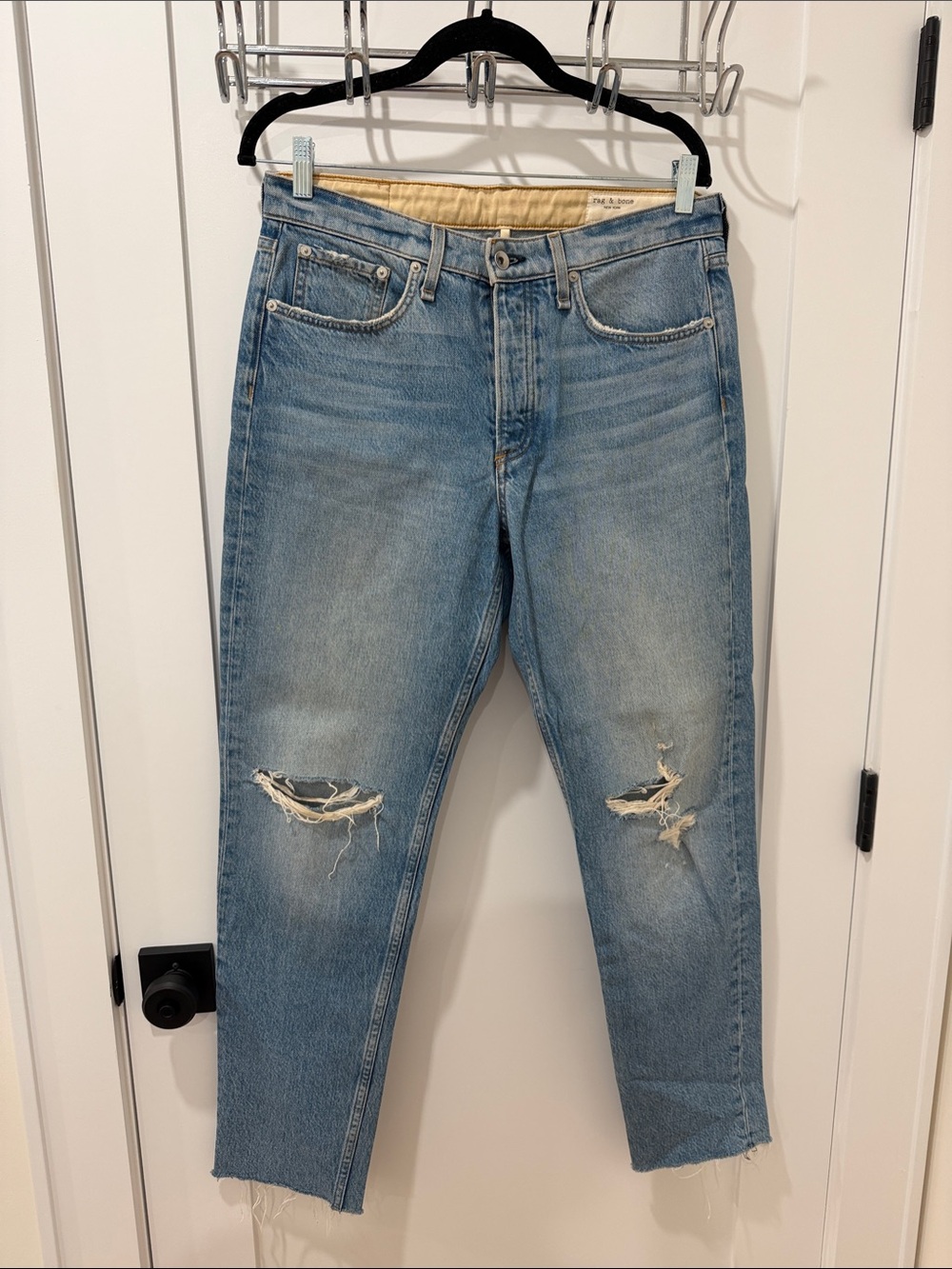 Light Blue Distressed Women’s Jeans